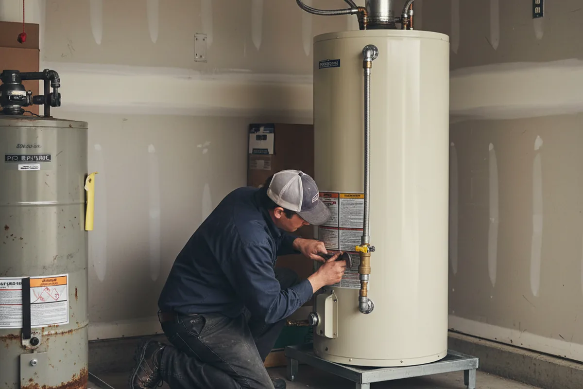 Water heater and shutoff valve replacement in Boynton Beach